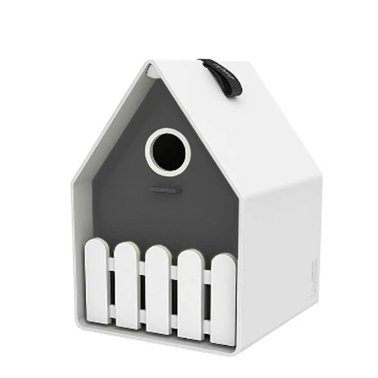 Emsa Landhaus Vogelhuis - Wit/Antraciet 1 Emsa Landhaus Vogelhuis - Wit/Antraciet