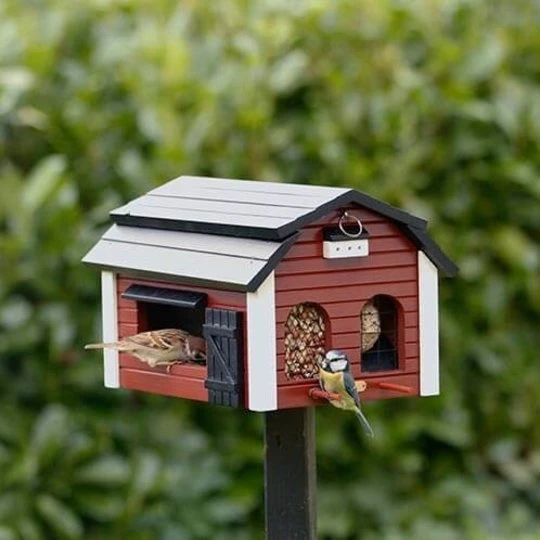 Wildlife Garden Multifeeder Voederschuur Rood - WG221 2 Wildlife Garden Multifeeder Voederschuur Rood - WG221 - Afbeelding 2