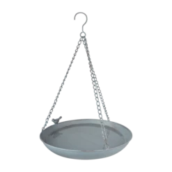 Esschert Design Grey Metal Hangend Vogelbad