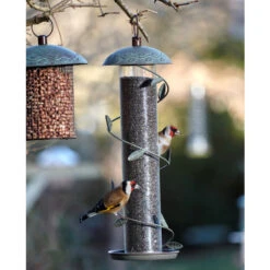 Esschert Design Voederhuis Hangend Zwart L - FB438