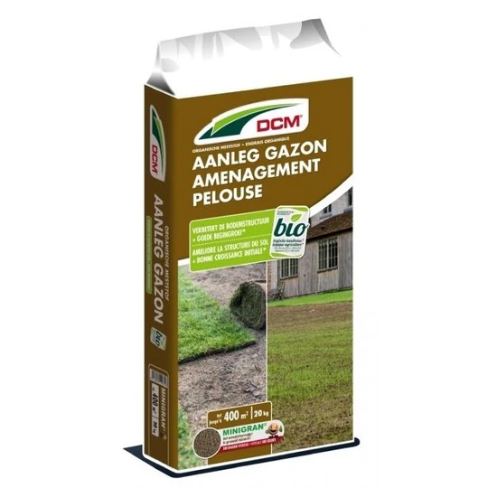 DCM Aanleg Gazon 20 KG 1 DCM Aanleg Gazon 20 KG