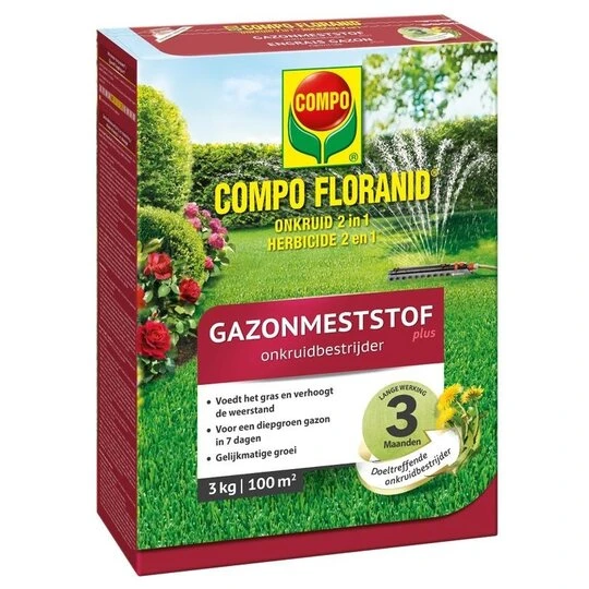Compo Onkruidverdelger & Gazonmest; 2-in-1 2 Compo Onkruidverdelger & Gazonmest; 2-in-1 - Afbeelding 2