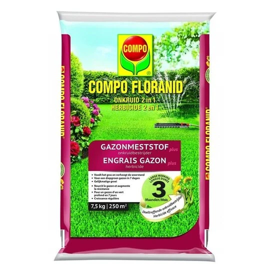 Compo Onkruidverdelger & Gazonmest; 2-in-1 3 Compo Onkruidverdelger & Gazonmest; 2-in-1 - Afbeelding 3